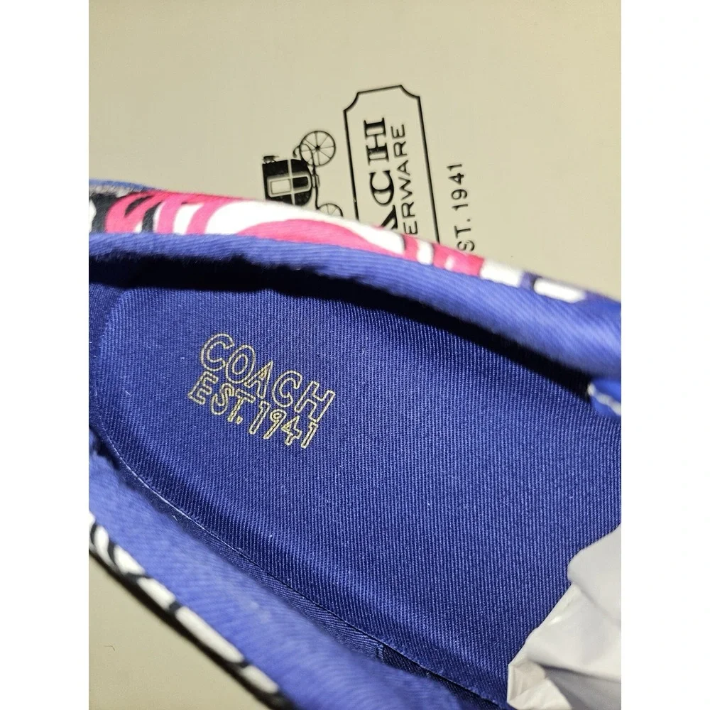 Coach Bev /‎ Barrett Poppy Graffiti 1941 Floral Canvas Sneakers
